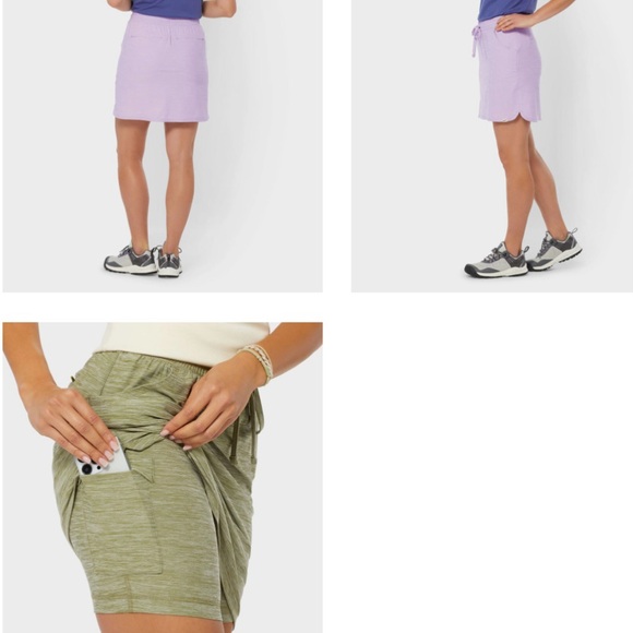 Duluth Trading Armachillo Cooling Knit Skort Purple Heather Medium Style 60554 - Picture 11 of 11